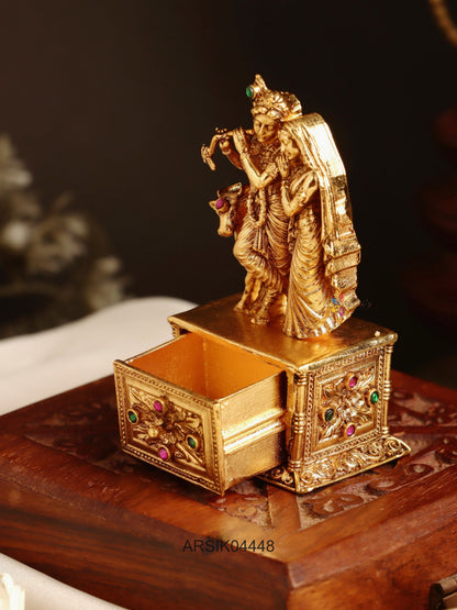 Radha Krishna Kumkum Box