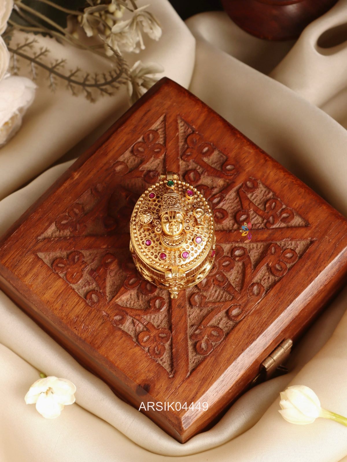 Lord Balaji Kumkum Box