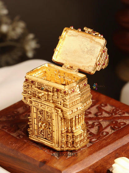 Antique Gopuram Kumkum Box