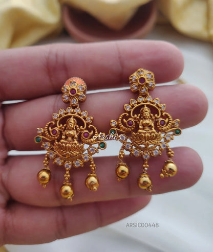 Traditional Peacock Temple Lakshmi Choker