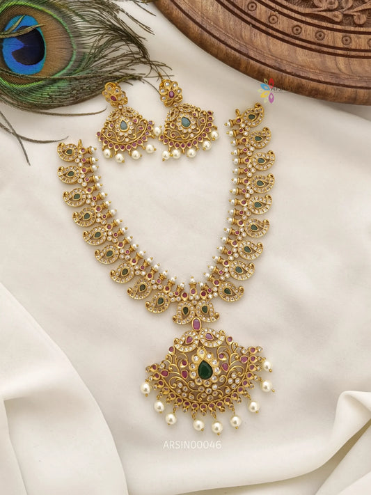 Traditional Bridal Mango Necklace