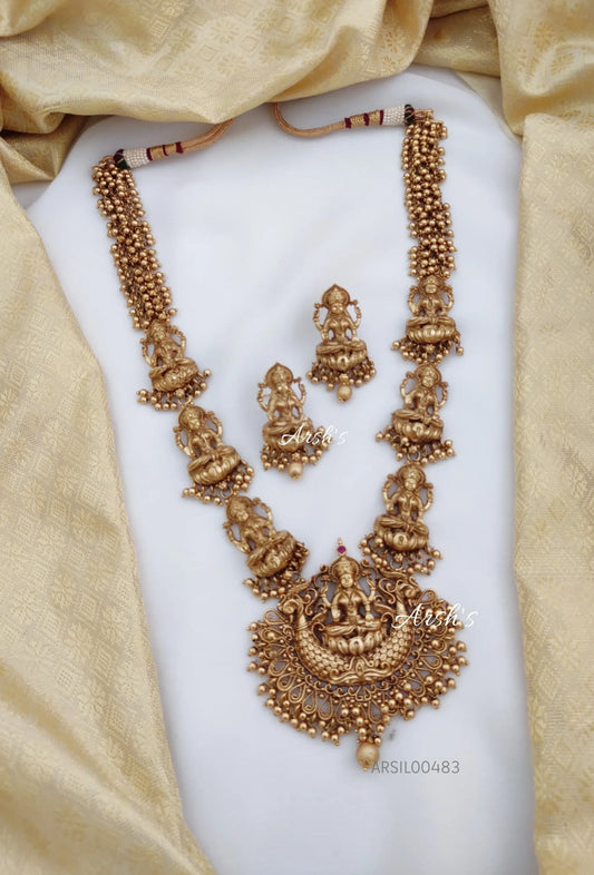 Gorgeous Antique Ghungroo Lakshmi Haram