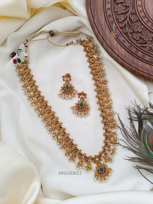 Charming Guttapusalu Long Necklace