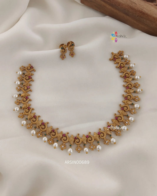 Shanku Design Pearl Drop Necklace