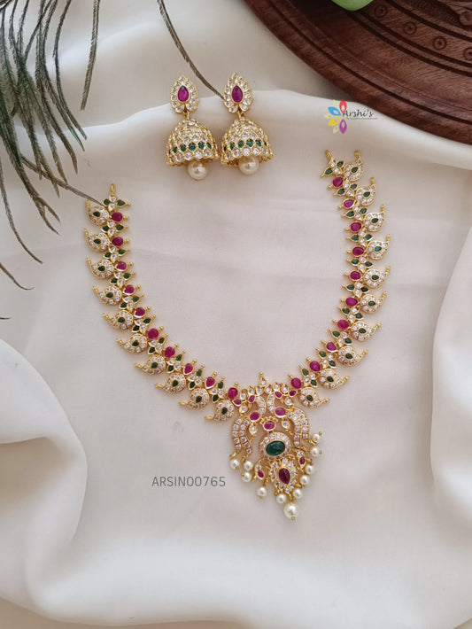 Imitation AD Stone Necklace