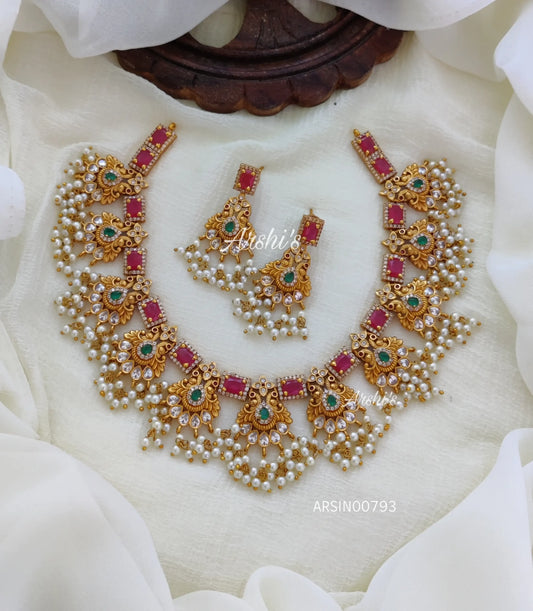 Trendy Bridal Guttapusalu Necklace