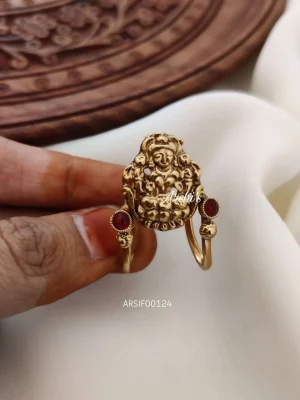 Temple Bridal Finger Ring