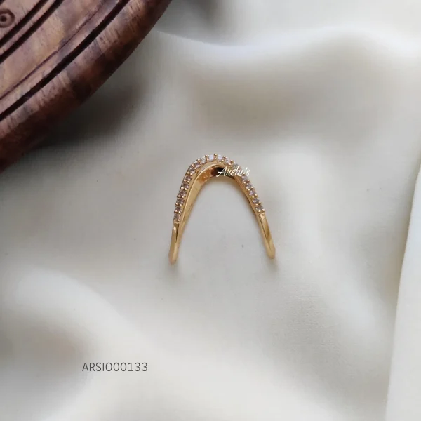 Beautiful White AD Stone Finger Ring