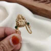 Temple Lakshmi Bridal Finger Ring