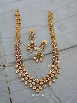 Trendy Diamond alike Necklace