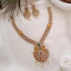 Gorgeous AD Stone Peacock Necklace