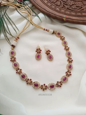 Premium Ruby Stone Necklace