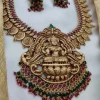 Grand Bridal Peacock Lakshmi Long Haram