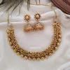 Antique Gold Ball Necklace