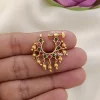 Traditional Gold Bead Nose Pin