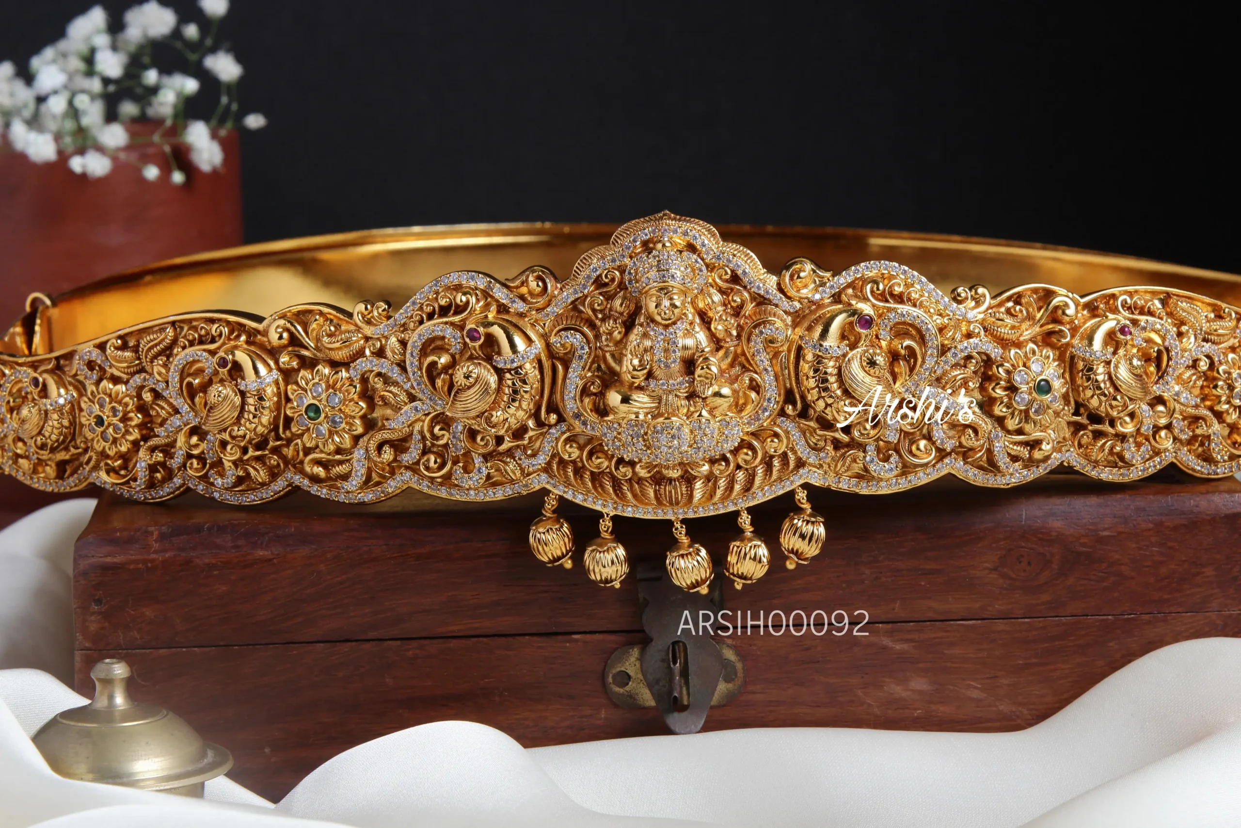 Gold Replica Lakshmi Bridal Hipbelt