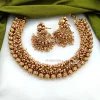 Antique Gold Cluster Bead Necklace