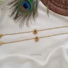Fascinating Peacock with Pearl Anklets