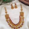 Two Layered Temple Lakshmi Necklace