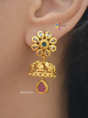 Small Flower Design Jhumka