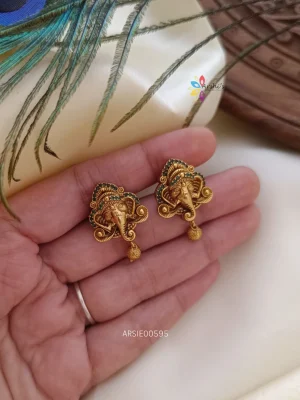 Traditional Ganesha Ear Studs