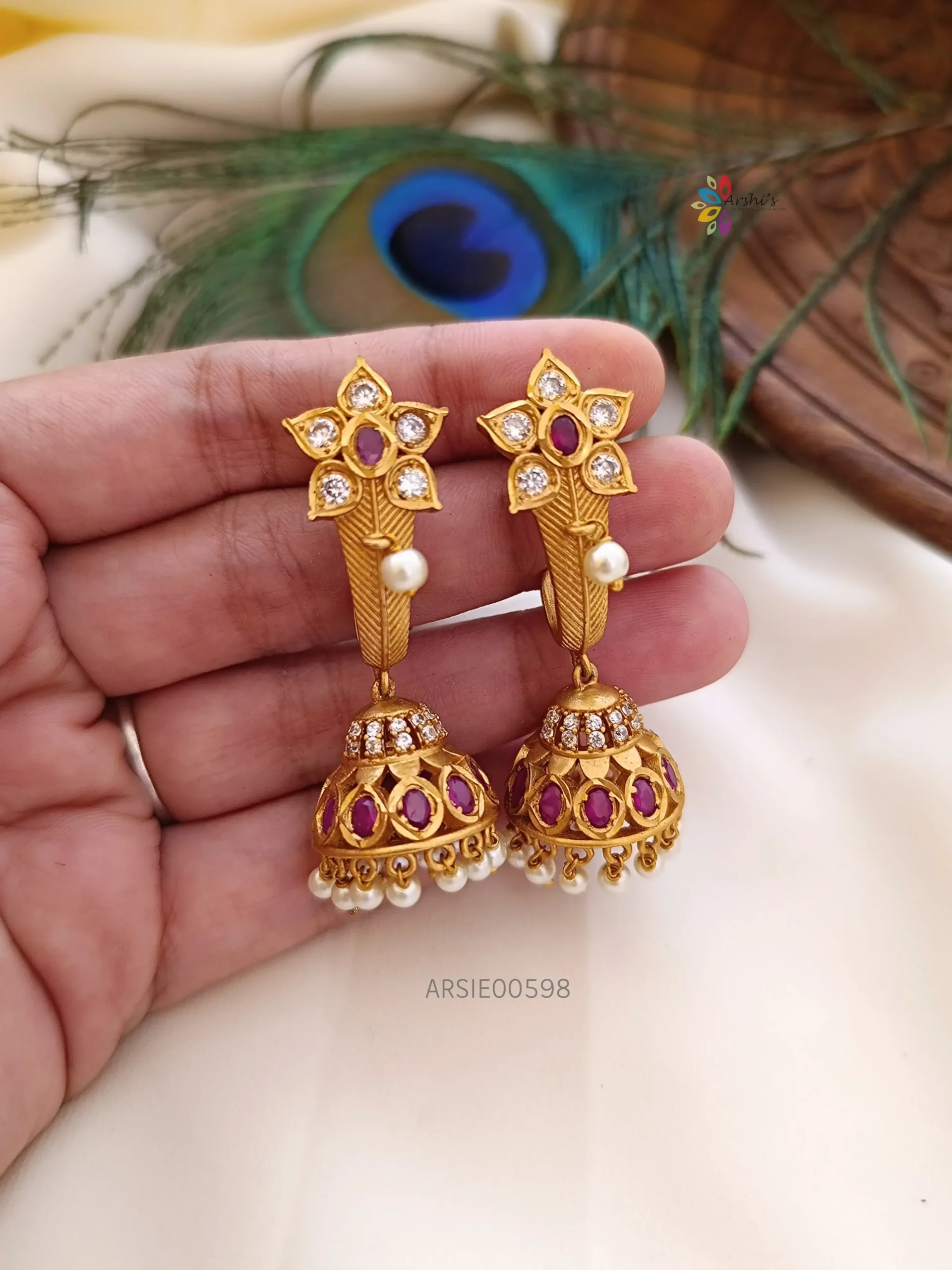 Sparkling AD Stone Earrings