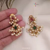 Amazing Stone with Pearls Earrings