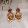 Traditional Lakshmi pearl Earrings