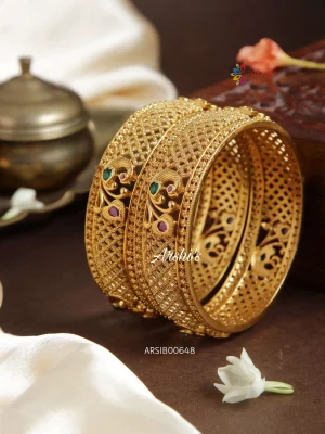 Grand Bridal Peacock Bangles