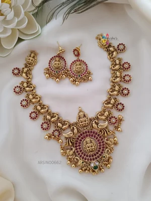 Bridal Peacock Design Necklace