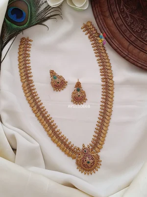 Bridal Peacock Design Pendant haram