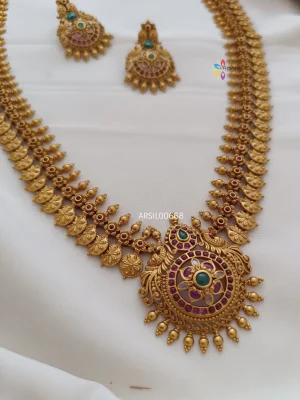 Bridal Peacock Design Pendant haram