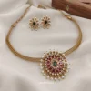 Simple And Elegant Round Pendant Necklace