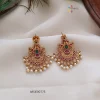 Dual Peacock Pearls Earrings