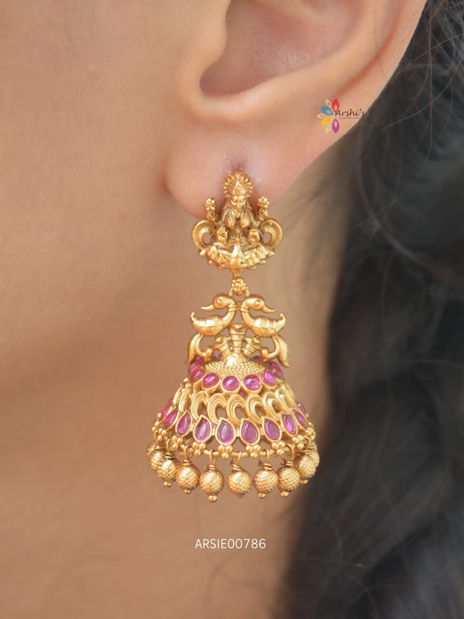 Buy Stylish Silver Oxidised 3 Layer Long Jhumka Earrings for girls and  women Nickel Jhumki Earring (3 Layer With Chain) at Amazon.in