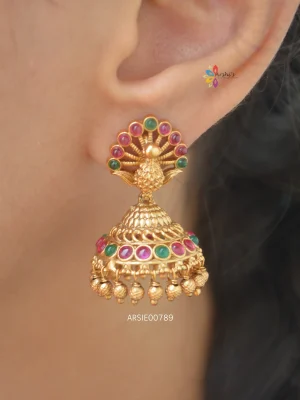 Pretty Peacock Jhumka