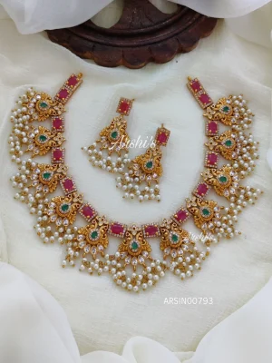 Trendy Bridal Guttapusalu Necklace