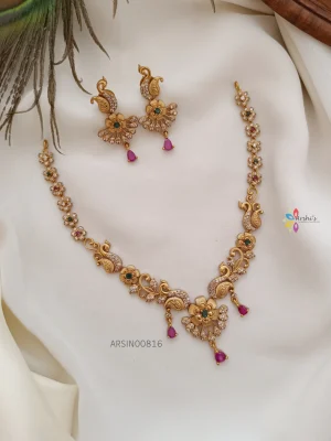 Trendy Peacock Necklace