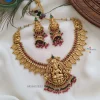 Grand Bridal Lakshmi Pendant Necklace