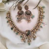 Gorgeous Peacock Victorian Necklace