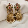 Navarathna Stone Bridal Jhumka