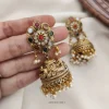 Navarathna Stone Bridal Jhumka