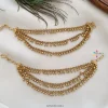 Traditional Three Layer Gold Bead Ear Chains