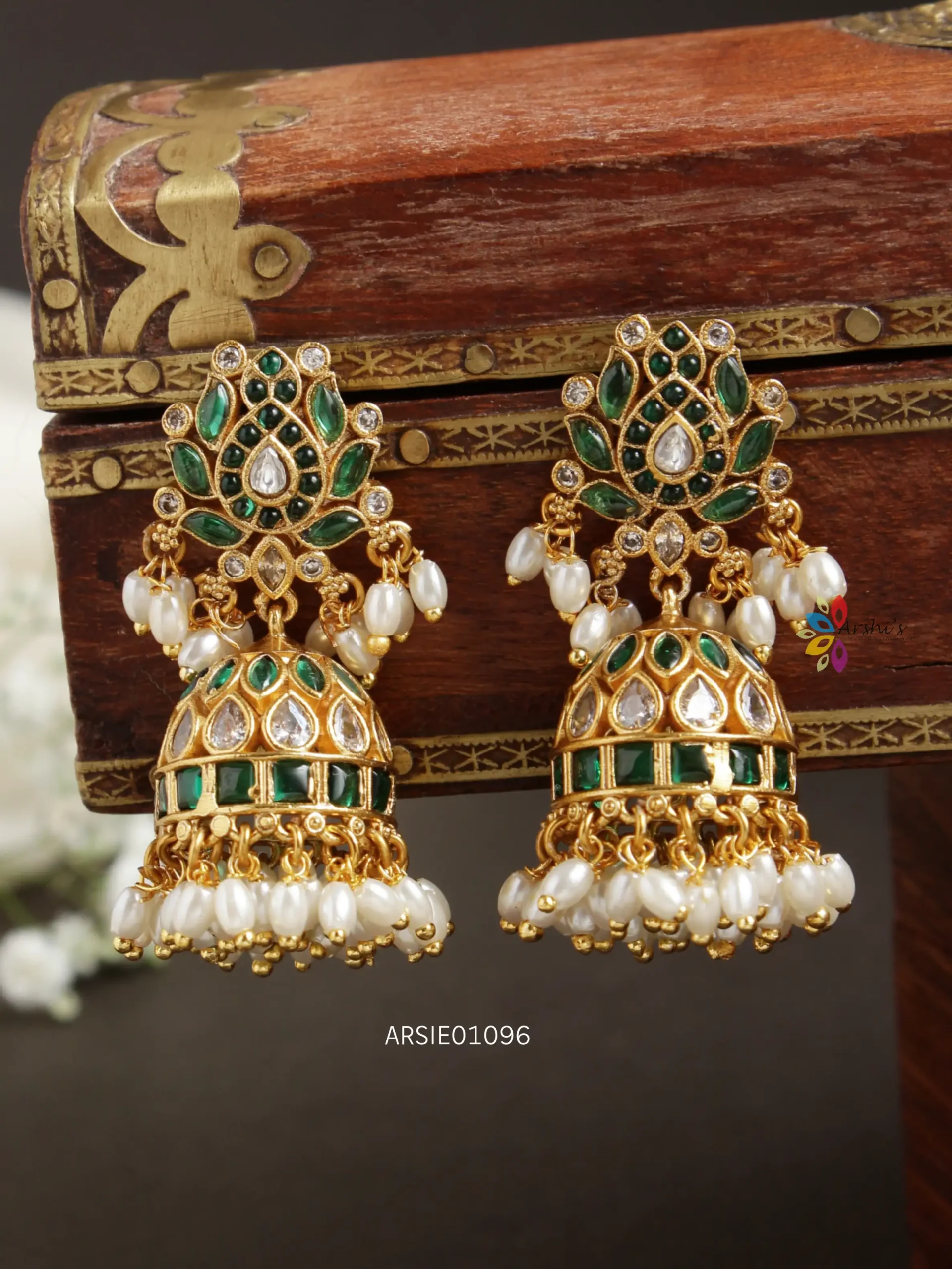 Buy White Earrings for Women by Anika's Creation Online | Ajio.com