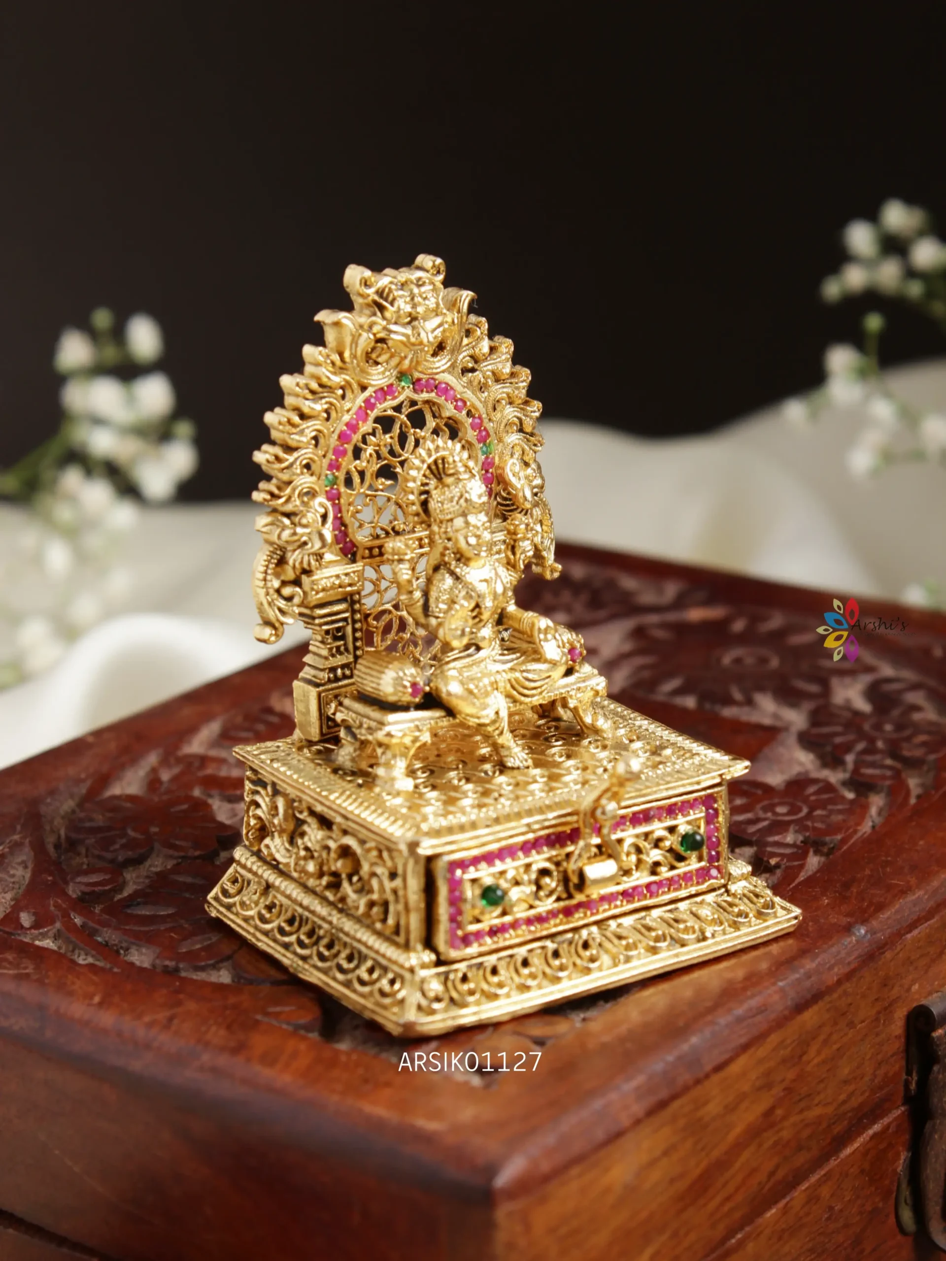 Goddess Lakshmi Kumkum Box