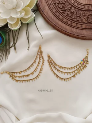 Three Layer Gold Beads Mattal