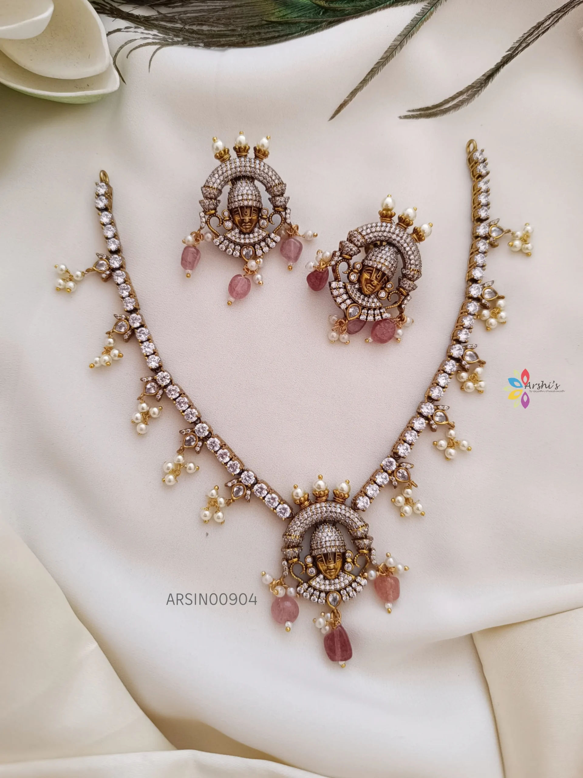 Balaji Pendant Victorian Necklace