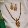 Elegant Lakshmi Pendant Necklace