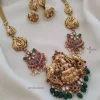 Traditional Big Lakshmi Pendant Necklace