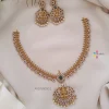 Classic Lakshmi Pendant AD Necklace